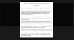 Desktop Screenshot of otvoreniparlament.rs